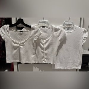 Brandy Melville clean girl bundle 2 pieces (the 2 pcs on the left)